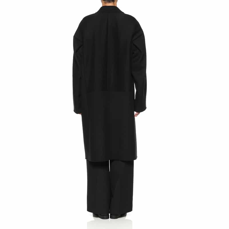 OVERCOAT OVERCOAT＜オーバーコート＞ ステンカラーコート BLACK