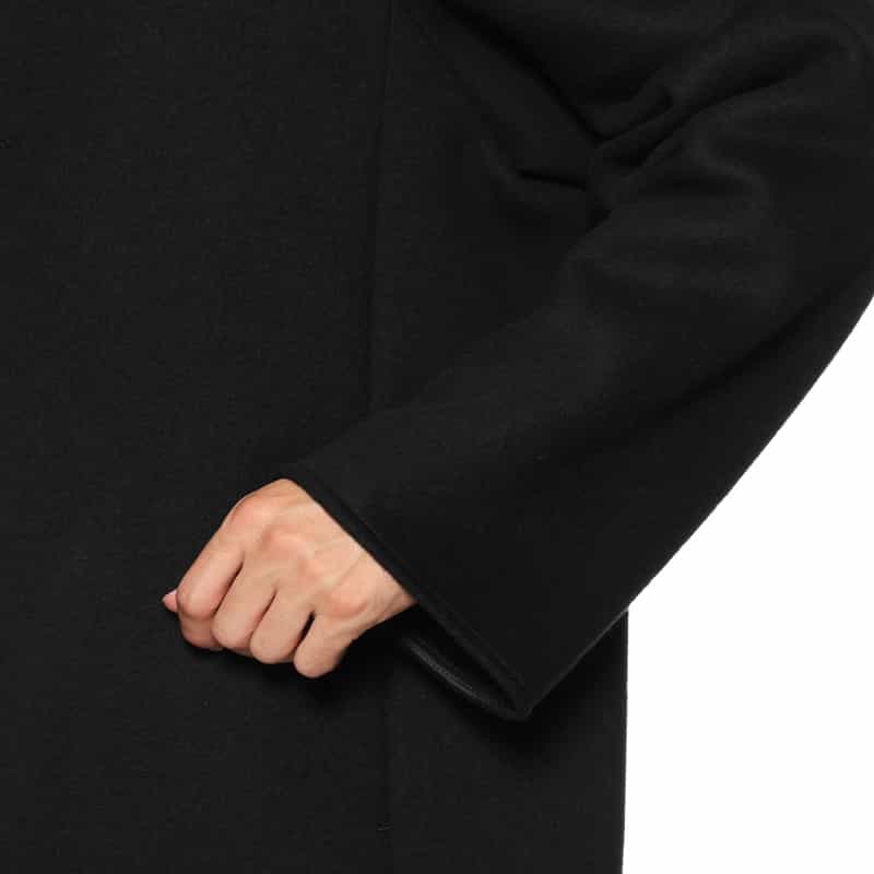 OVERCOAT OVERCOAT＜オーバーコート＞ ステンカラーコート BLACK