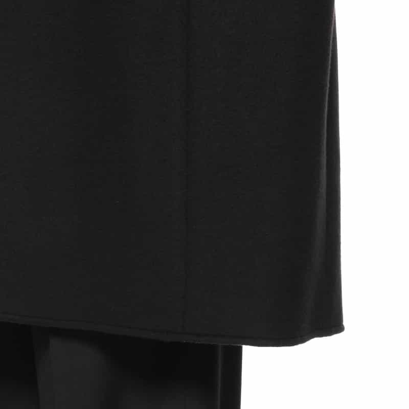 OVERCOAT OVERCOAT＜オーバーコート＞ ステンカラーコート BLACK