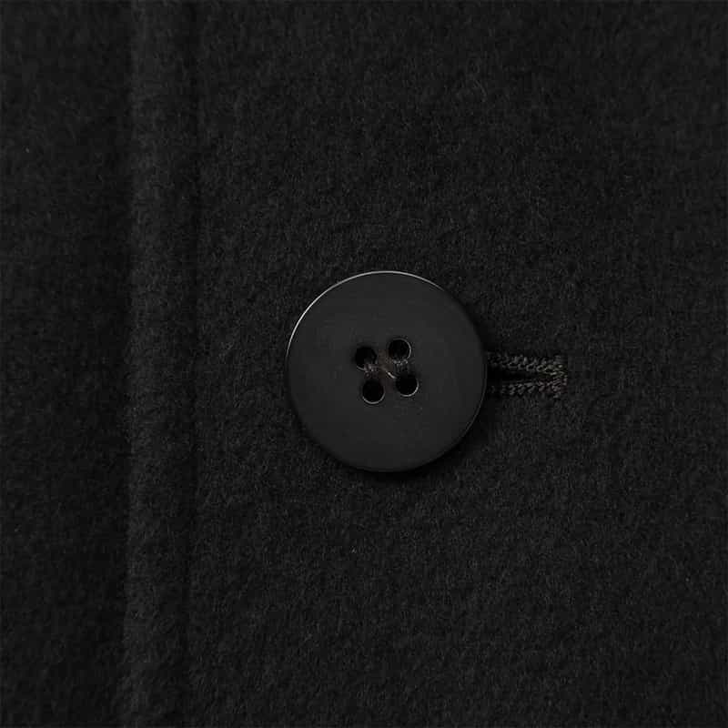 OVERCOAT OVERCOAT＜オーバーコート＞ ステンカラーコート BLACK