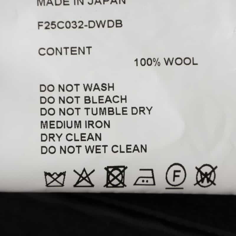 OVERCOAT OVERCOAT＜オーバーコート＞ ステンカラーコート BLACK