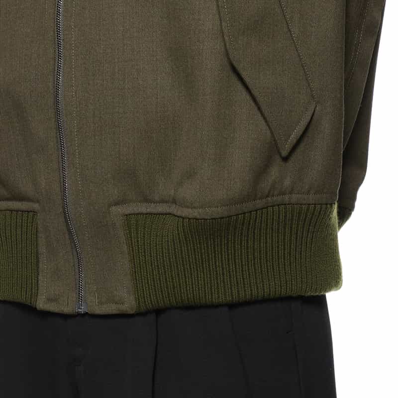 OVERCOAT OVERCOAT＜オーバーコート＞ MA-1型ウール素材ボンバージャケット KHAKI