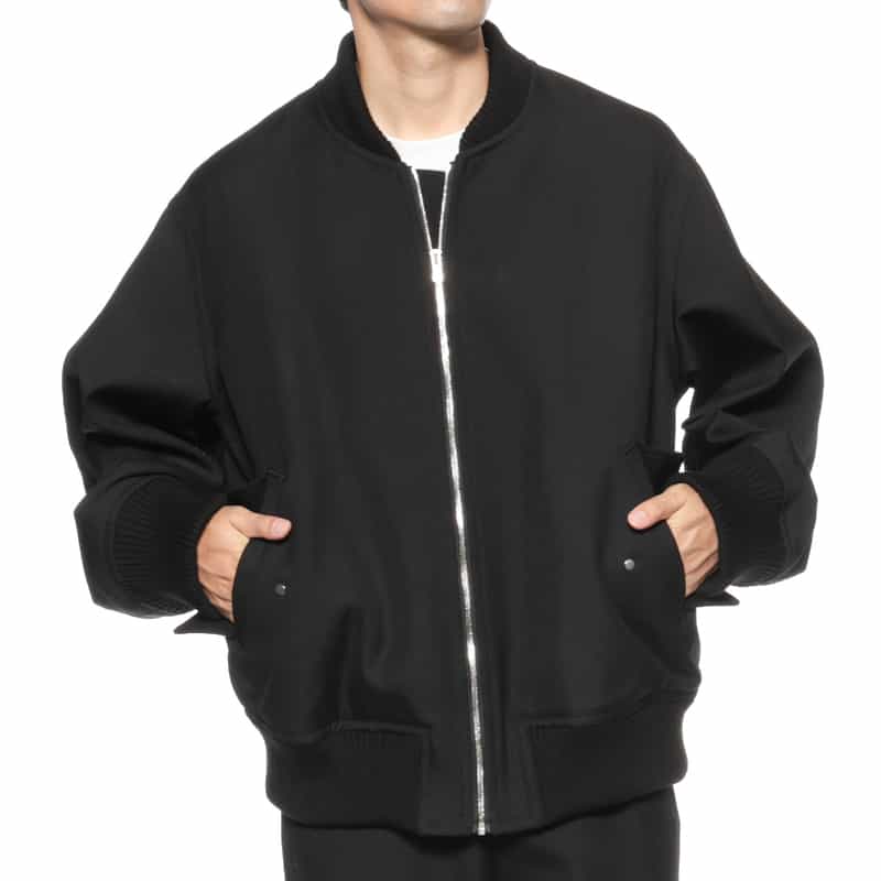 OVERCOAT OVERCOAT＜オーバーコート＞ バーニーズ　ニューヨーク限定MA-1型ジャケット BLACK