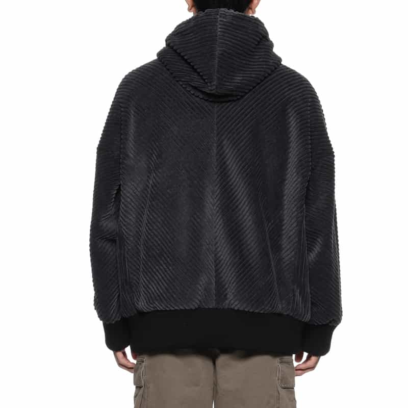 OVERCOAT OVERCOAT＜オーバーコート＞ ジップアップフード付ブルゾン GRAY