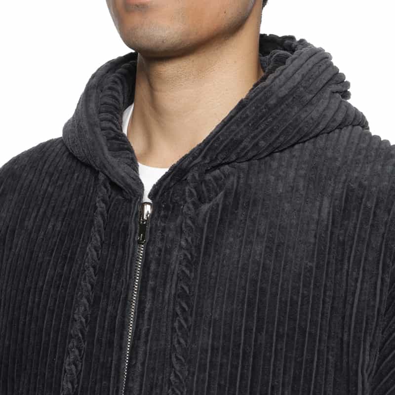 OVERCOAT OVERCOAT＜オーバーコート＞ ジップアップフード付ブルゾン GRAY