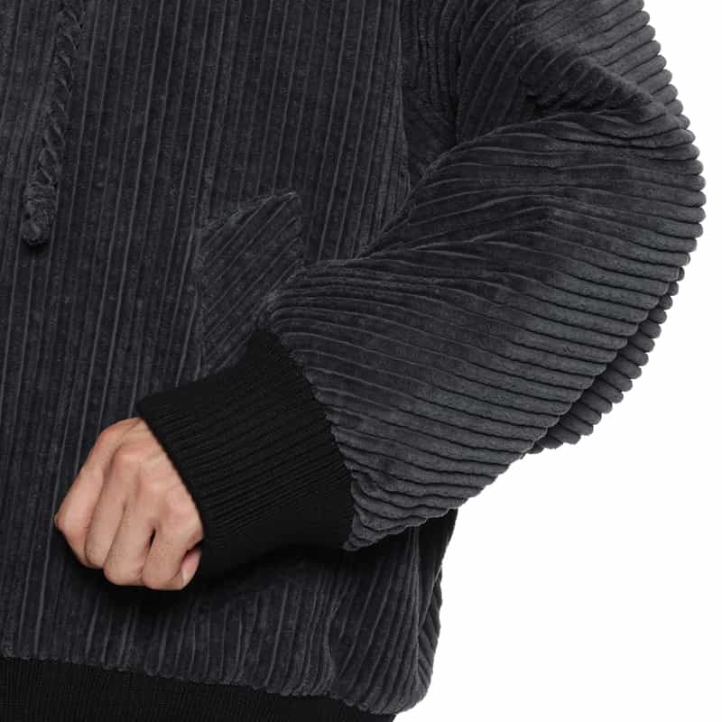 OVERCOAT OVERCOAT＜オーバーコート＞ ジップアップフード付ブルゾン GRAY