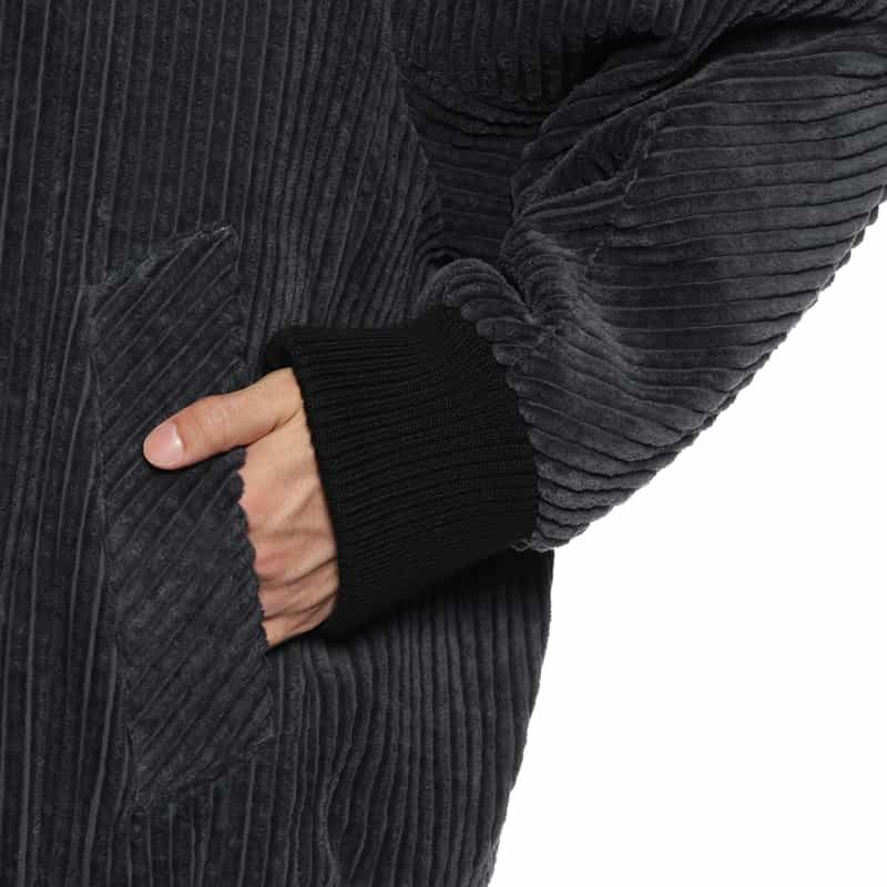 OVERCOAT OVERCOAT＜オーバーコート＞ ジップアップフード付ブルゾン GRAY