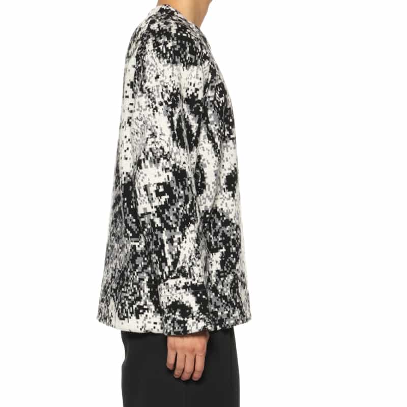 OVERCOAT OVERCOAT＜オーバーコート＞ デジタルニットプルオーバー WHITE