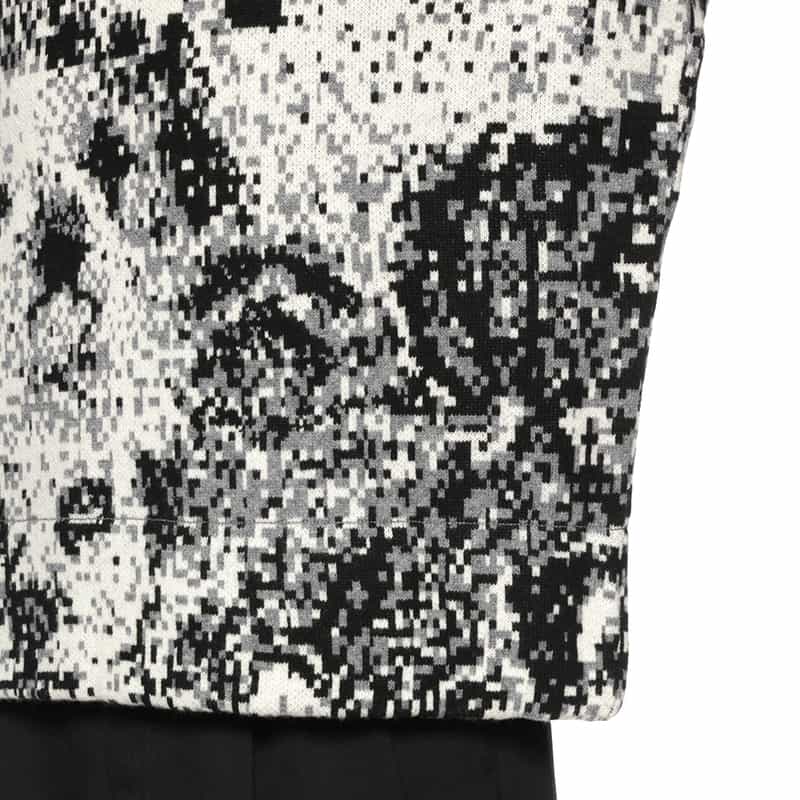 OVERCOAT OVERCOAT＜オーバーコート＞ デジタルニットプルオーバー WHITE