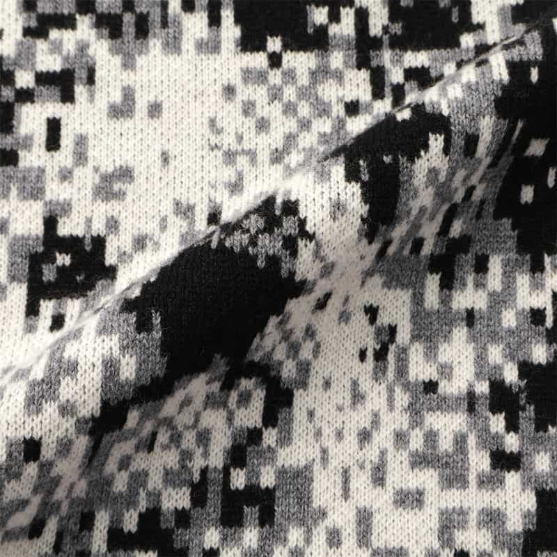 OVERCOAT OVERCOAT＜オーバーコート＞ デジタルニットプルオーバー WHITE