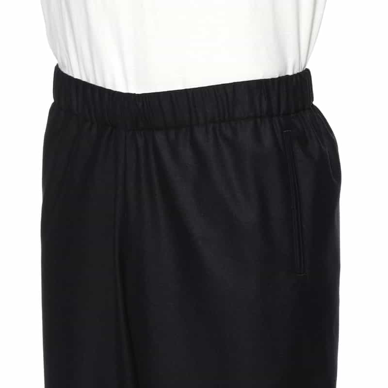 OVERCOAT OVERCOAT＜オーバーコート＞ フランネル素材ワイドパンツ BLACK