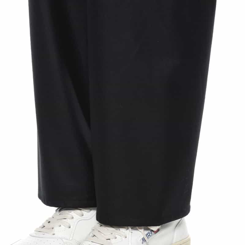 OVERCOAT OVERCOAT＜オーバーコート＞ フランネル素材ワイドパンツ BLACK