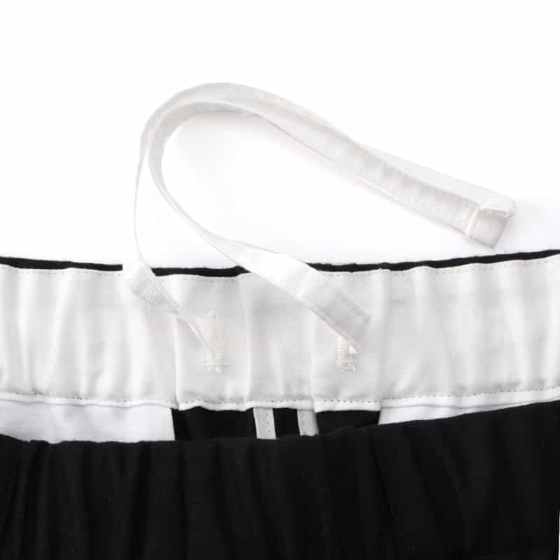 OVERCOAT OVERCOAT＜オーバーコート＞ フランネル素材ワイドパンツ BLACK