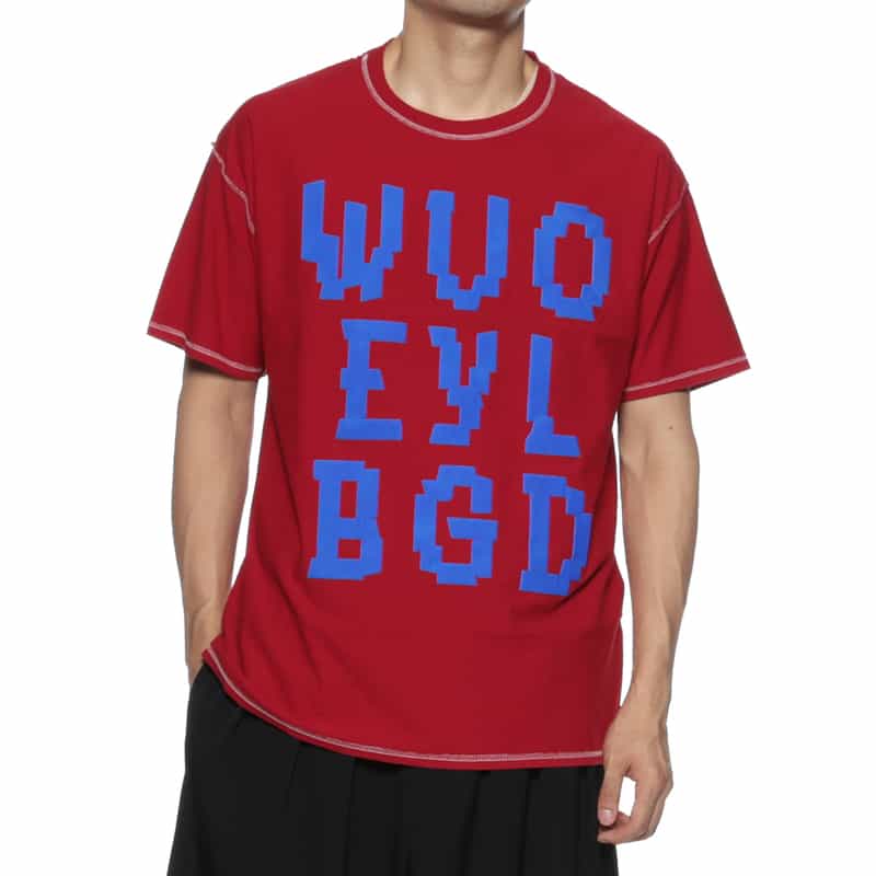 OVERCOAT OVERCOAT＜オーバーコート＞ リバーシブルTシャツ WINE