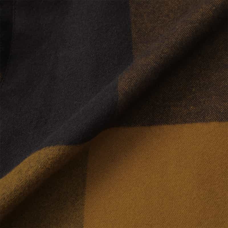 OVERCOAT OVERCOAT＜オーバーコート＞ フード付フランネルシャツ BROWN