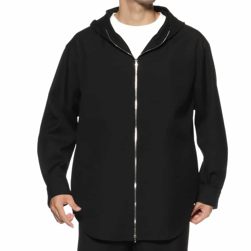OVERCOAT OVERCOAT＜オーバーコート＞ バーニーズ　ニューヨーク限定ジップアップパーカー BLACK