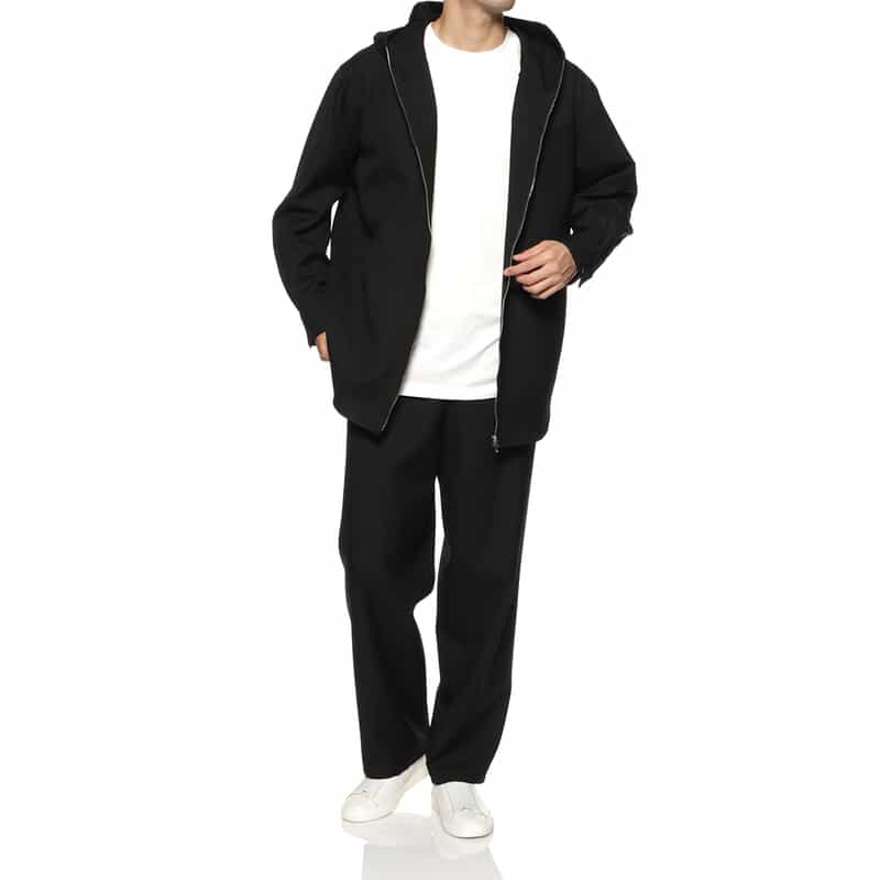 OVERCOAT OVERCOAT＜オーバーコート＞ バーニーズ　ニューヨーク限定ジップアップパーカー BLACK