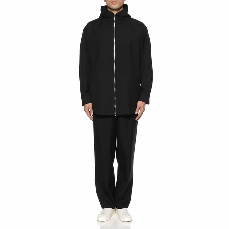 OVERCOAT OVERCOAT＜オーバーコート＞ バーニーズ　ニューヨーク限定ジップアップパーカー BLACK