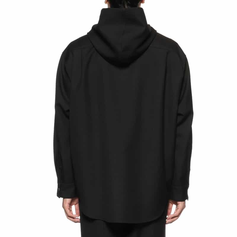 OVERCOAT OVERCOAT＜オーバーコート＞ バーニーズ　ニューヨーク限定ジップアップパーカー BLACK