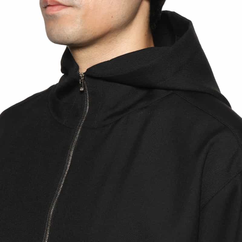 OVERCOAT OVERCOAT＜オーバーコート＞ バーニーズ　ニューヨーク限定ジップアップパーカー BLACK