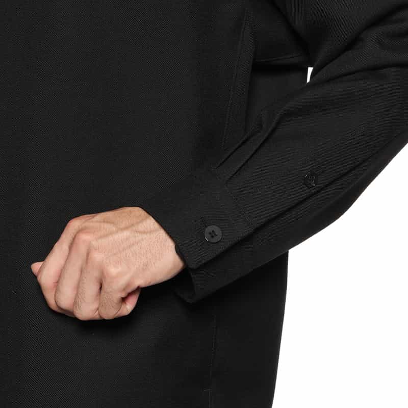 OVERCOAT OVERCOAT＜オーバーコート＞ バーニーズ　ニューヨーク限定ジップアップパーカー BLACK