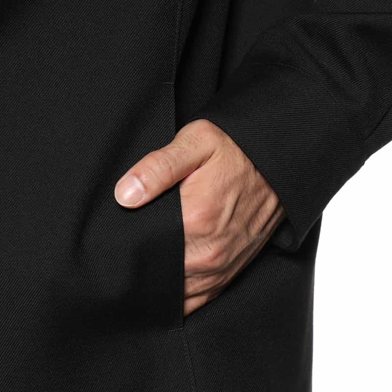 OVERCOAT OVERCOAT＜オーバーコート＞ バーニーズ　ニューヨーク限定ジップアップパーカー BLACK