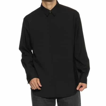 ♪送料無料★sacai★名作★ドッキングポプリンシャツ★03326★黒1(S)♪ 25SS新品 sacai ドッキング コットン ポプリン シャツ MA-1 黒