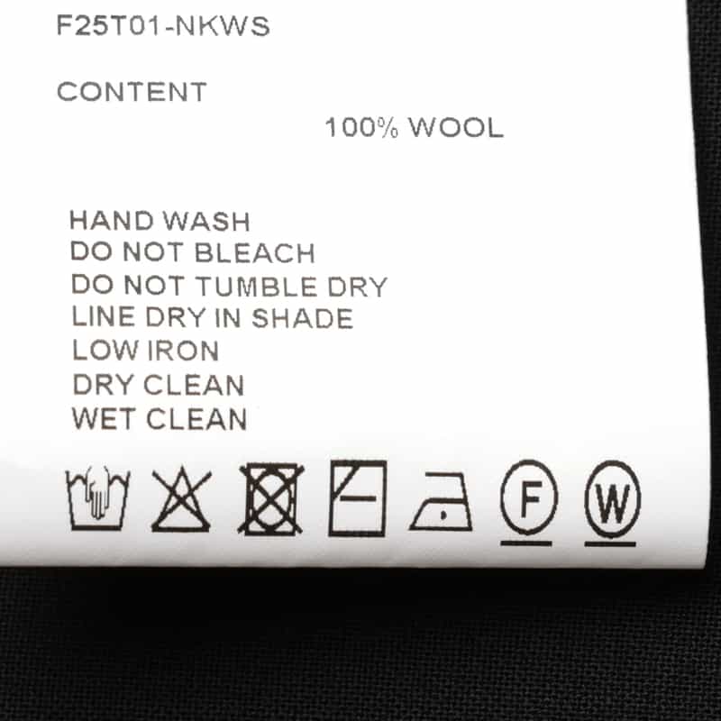 OVERCOAT OVERCOAT＜オーバーコート＞ ウールシャツ BLACK