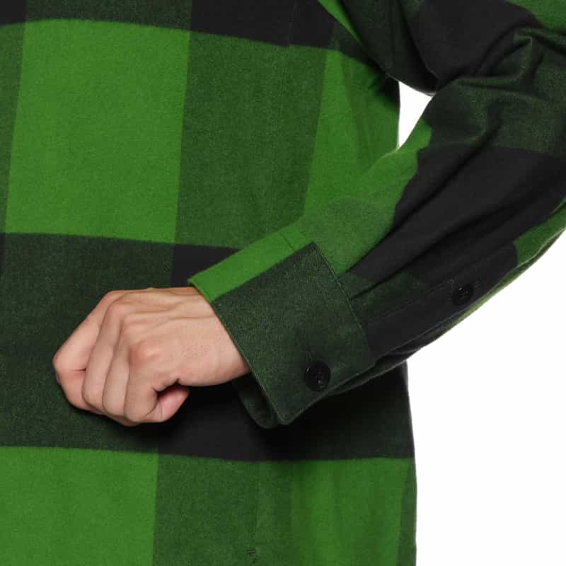 OVERCOAT OVERCOAT＜オーバーコート＞ フランネル素材カジュアルシャツ GREEN