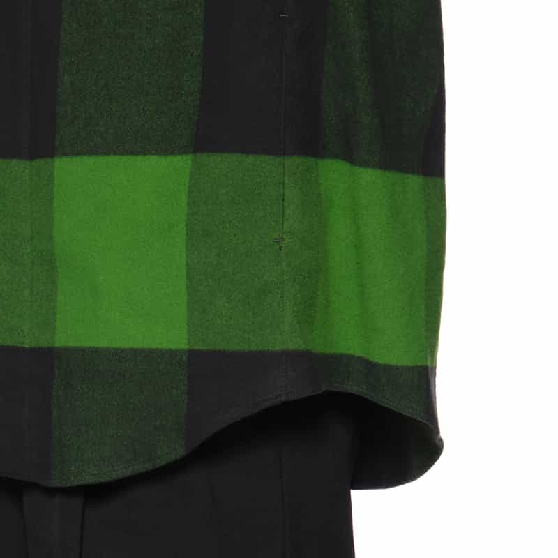 OVERCOAT OVERCOAT＜オーバーコート＞ フランネル素材カジュアルシャツ GREEN