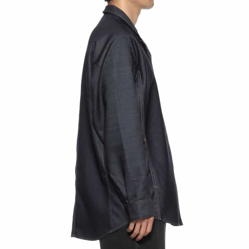 OVERCOAT OVERCOAT＜オーバーコート＞ デニムシャツジャケット NAVY