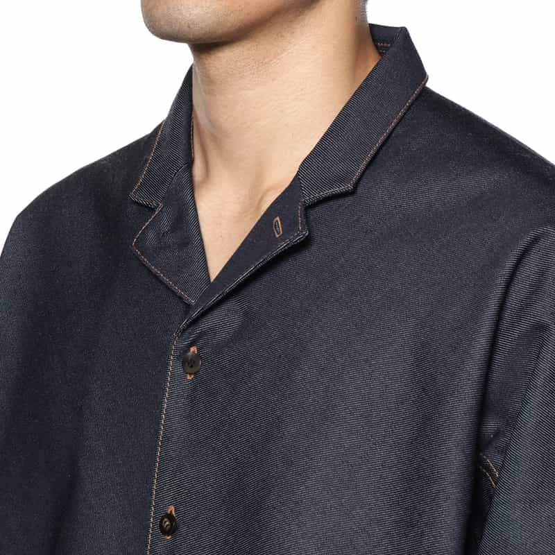 OVERCOAT OVERCOAT＜オーバーコート＞ デニムシャツジャケット NAVY
