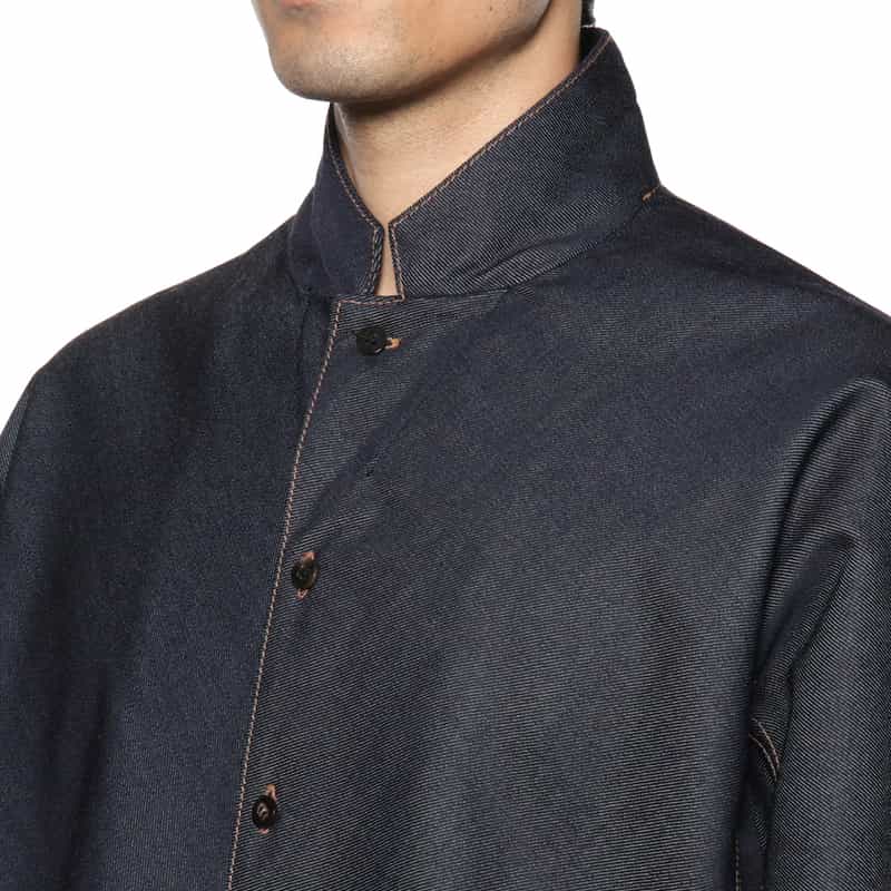 OVERCOAT OVERCOAT＜オーバーコート＞ デニムシャツジャケット NAVY
