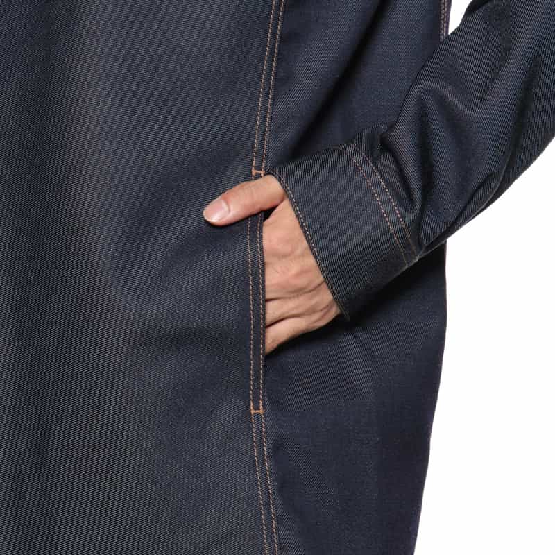 OVERCOAT OVERCOAT＜オーバーコート＞ デニムシャツジャケット NAVY