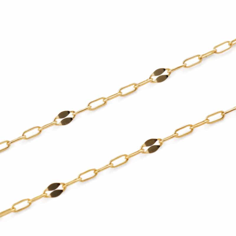 SAFFRAAN 【オーダー品】ネックレスチェーン ペタル （41cm） NONE(0000)