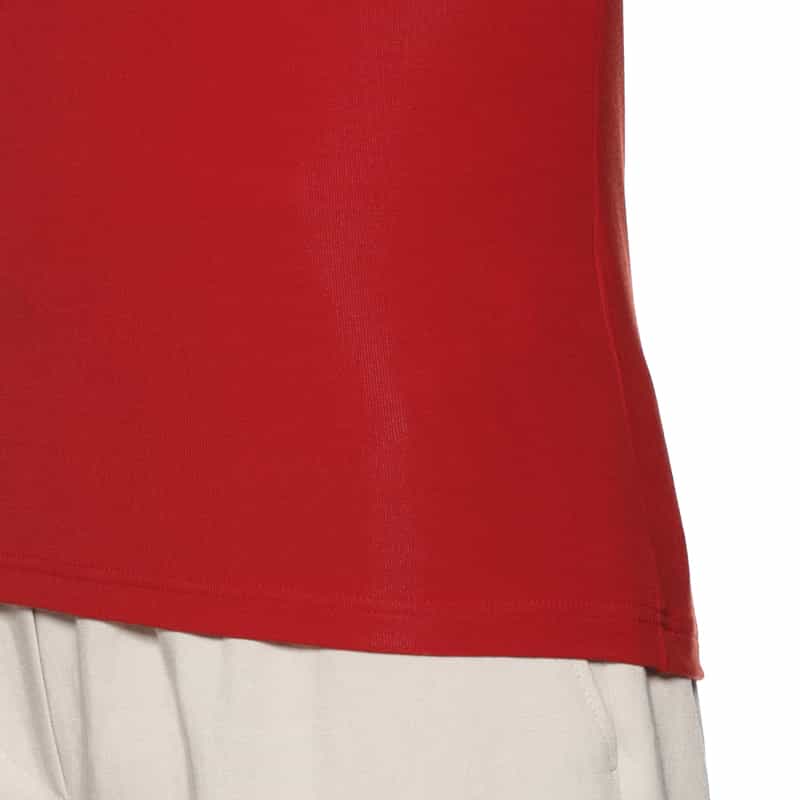 BARNEYS NEW YORK ウォッシャブル ドレープTシャツ RED