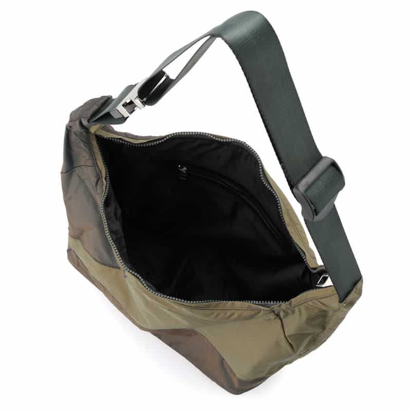 ARCS LONDON バイカラー スリングバッグ GRAY