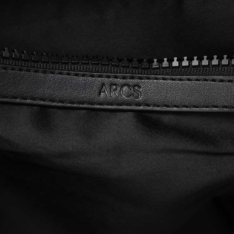 ARCS LONDON バイカラー スリングバッグ GRAY