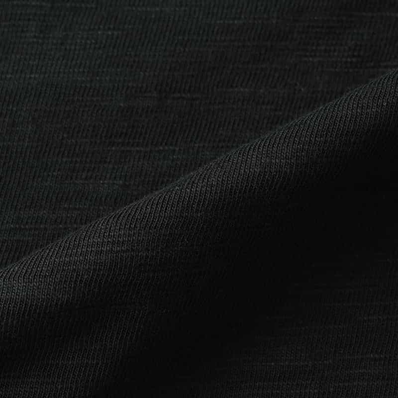 BARNEYS NEW YORK ウォッシャブル タックスリーブカットソー BLACK