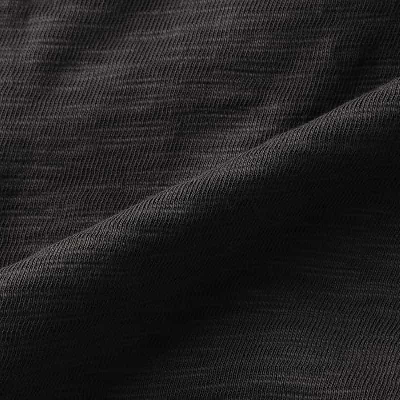 BARNEYS NEW YORK ウォッシャブル タックスリーブカットソー DARK GRAY