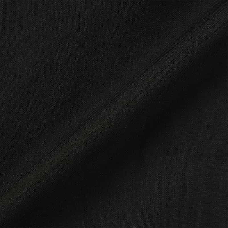 BARNEYS NEW YORK ウォッシャブル シャーリングスリーブブラウス BLACK