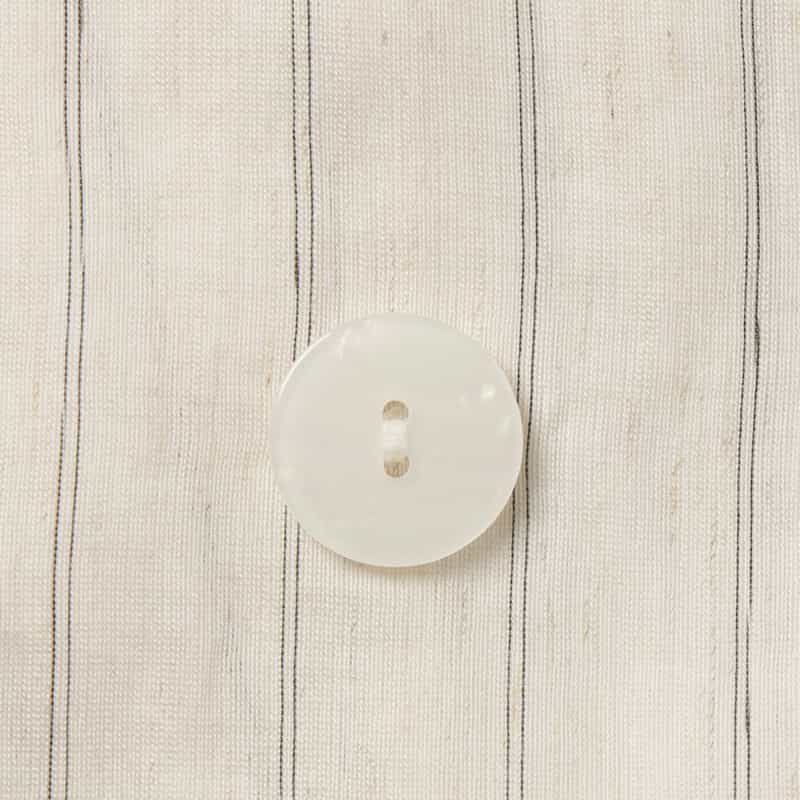 BARNEYS NEW YORK セットアップ ウォッシャブル ストライプ柄ノースリーブ ダブルジャケット OFF WHITE