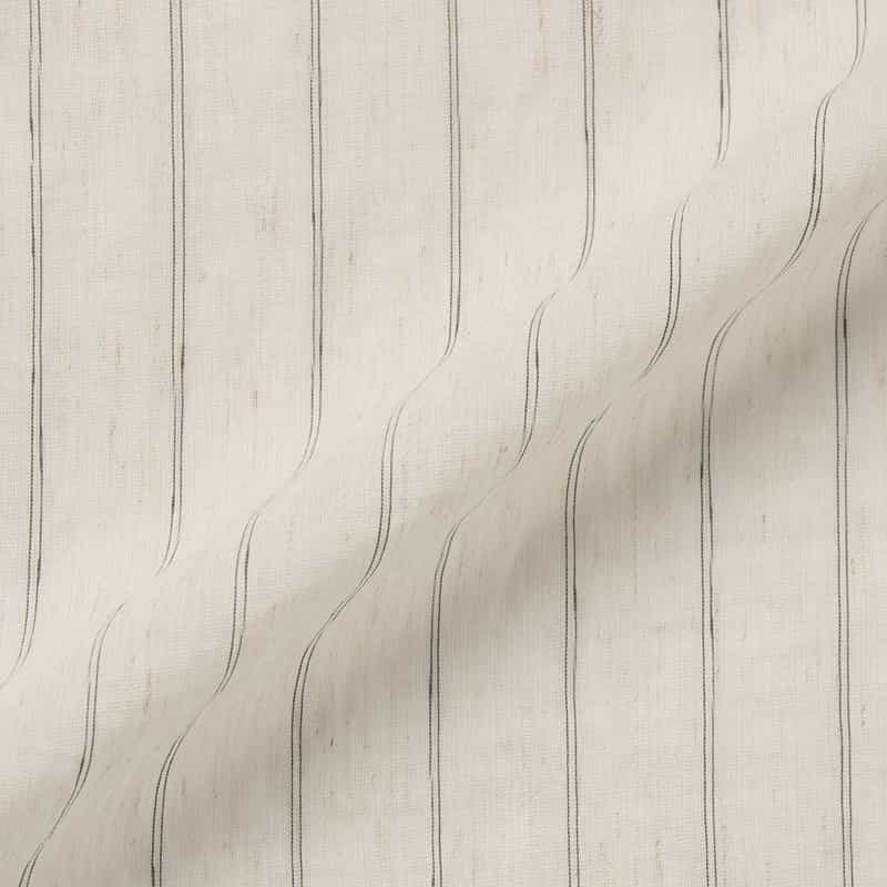 BARNEYS NEW YORK セットアップ ウォッシャブル ストライプ柄ノースリーブ ダブルジャケット OFF WHITE