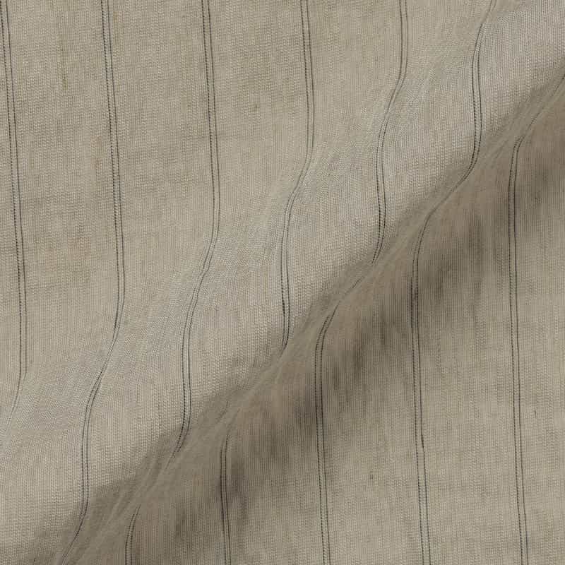 BARNEYS NEW YORK セットアップ ウォッシャブル ストライプ柄ノースリーブ ダブルジャケット BROWN