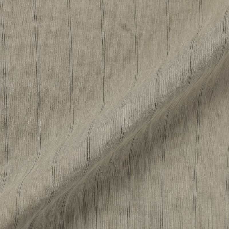 BARNEYS NEW YORK セットアップ ウォッシャブル ストライプ柄ドローストリング ワイドパンツ BROWN