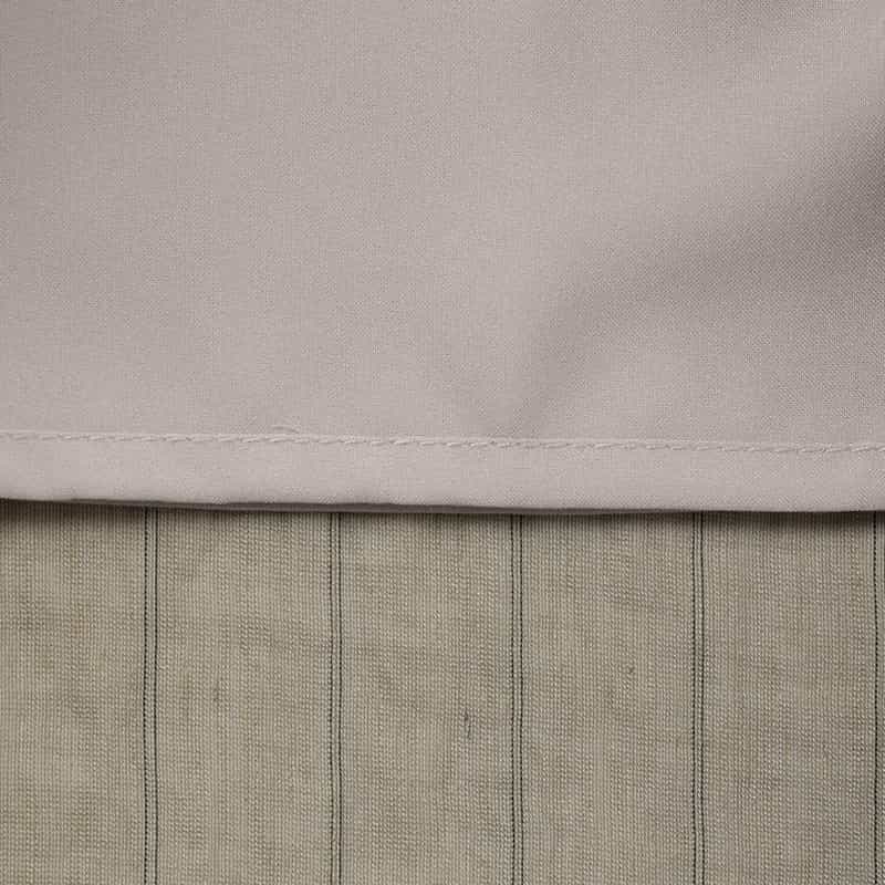 BARNEYS NEW YORK セットアップ ウォッシャブル ストライプ柄ドローストリング ワイドパンツ BROWN