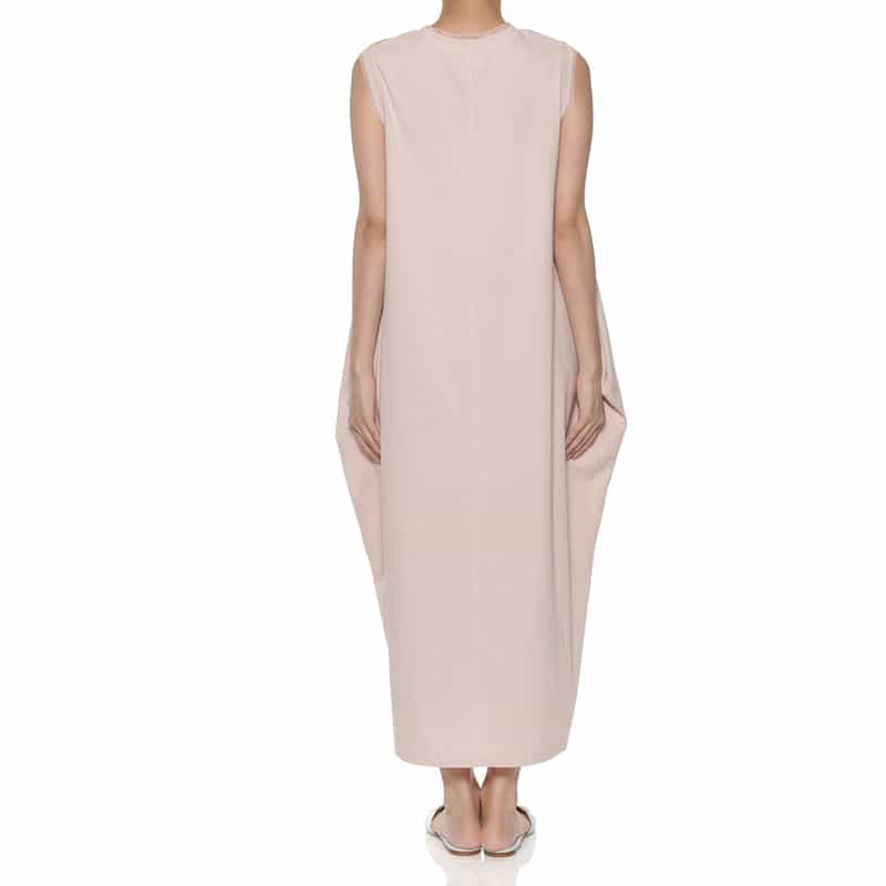 BARNEYS NEW YORK ウォッシャブル チュールデザイン マキシドレス PINK