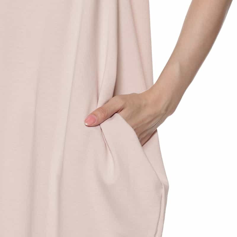 BARNEYS NEW YORK ウォッシャブル チュールデザイン マキシドレス PINK