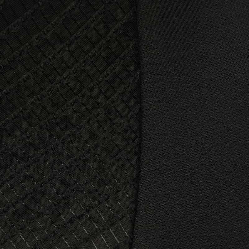 BARNEYS NEW YORK ウォッシャブル コンビネーションカットソードレス BLACK