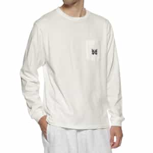 NEEDLES<ニードルズ> 刺繍入りポケットTシャツ